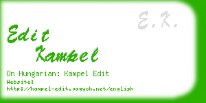 edit kampel business card